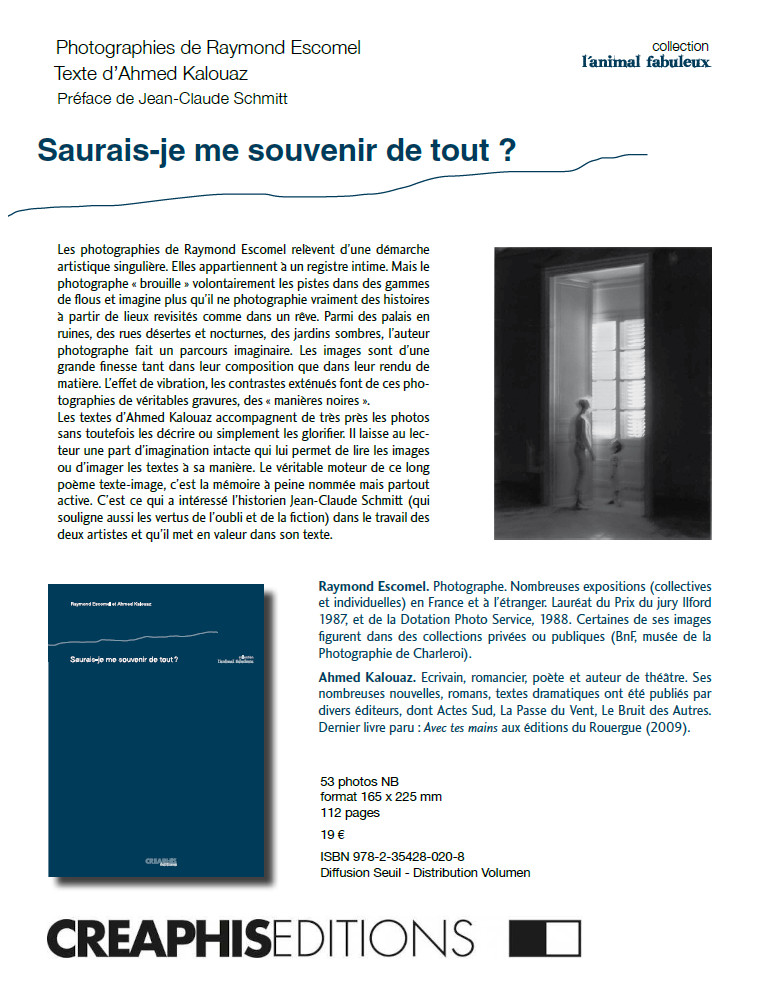 Saurais-je me souvenir de tout?